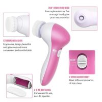 5 In 1 Waterproof Facial Cleaner Face Cleansing Brush - Image 4