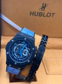 Black masculine Hublot Wristwatch with wristband - Image 3