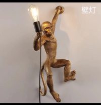 Monkey wall lamp