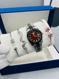 Bracelets and A 4in1 Feminine Wristwatch - Image 2