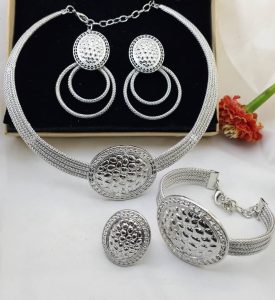 silver jewelry set