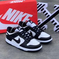 Black and white Nike sneakers