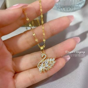 Ostrich Pendant Necklace