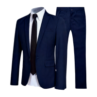 Navy Blue Die Capri Suit