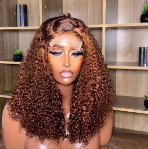 SDD 5x5 full closure piano pixie curl Wig