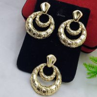 White Gold Earring & Pendant Set