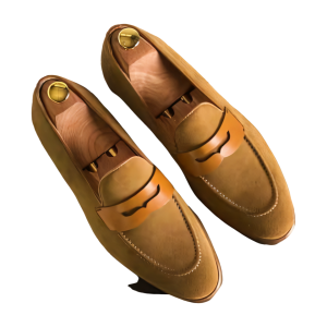 brown leather loafers men