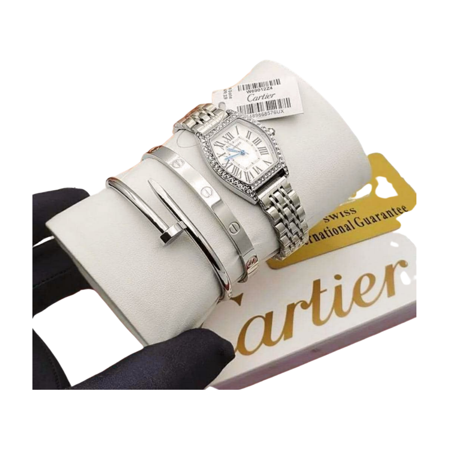 Cartier watch online and bracelet set