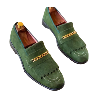 green loafers