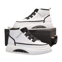 Lace Up White And Black Sneaker