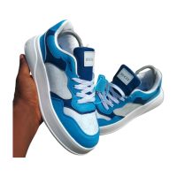 Blue and White Classic chunky Sneakers