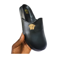 Black Stylish Versace Half Shoe