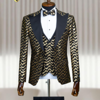 Luxury Men's Double Breasted Suit